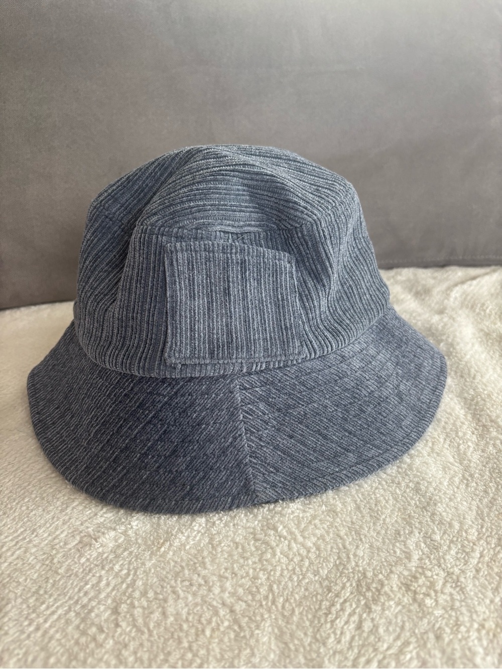 San Diego Hat Company Gray Ribbed Bucket Hat